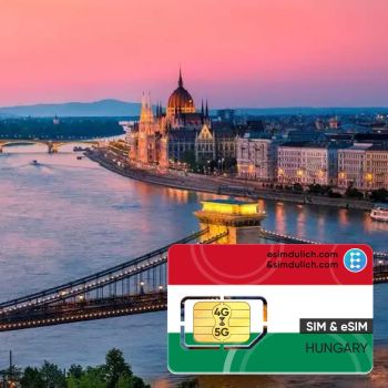 Sim Du Lịch Hungary 15 Ngày Tốc Độ Cao 4G
